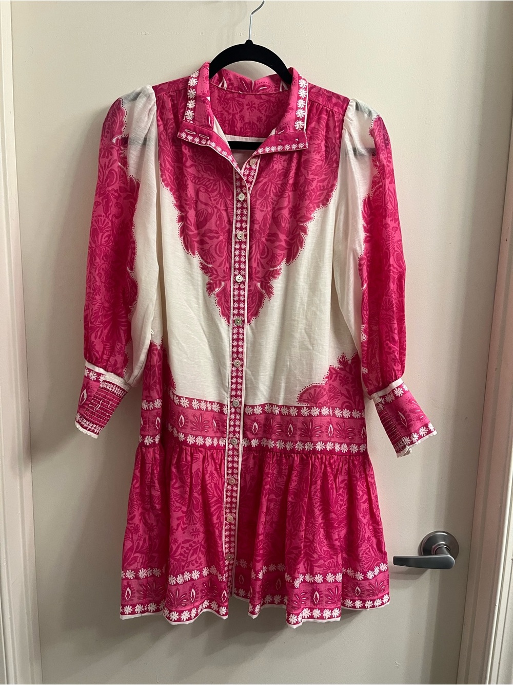 Lilly Pulitzer Drena Long Sleeve Mini Dress Pink - Picture 3 of 14